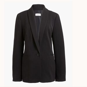 J. Crew Twill Black Blazer